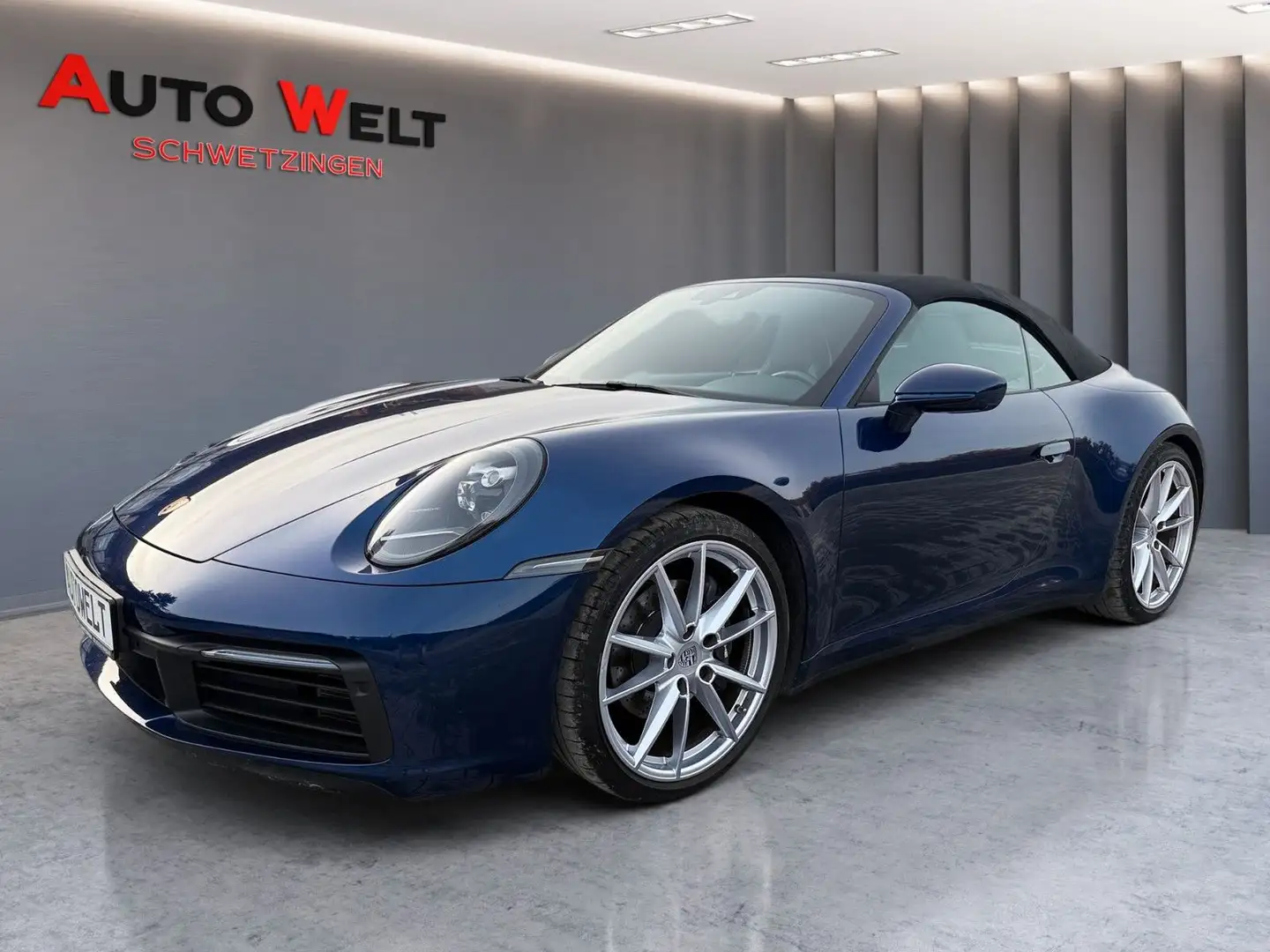 Porsche 911 Carrera Cabriolet/Chrono/Sportabgas/360° Blau - 2