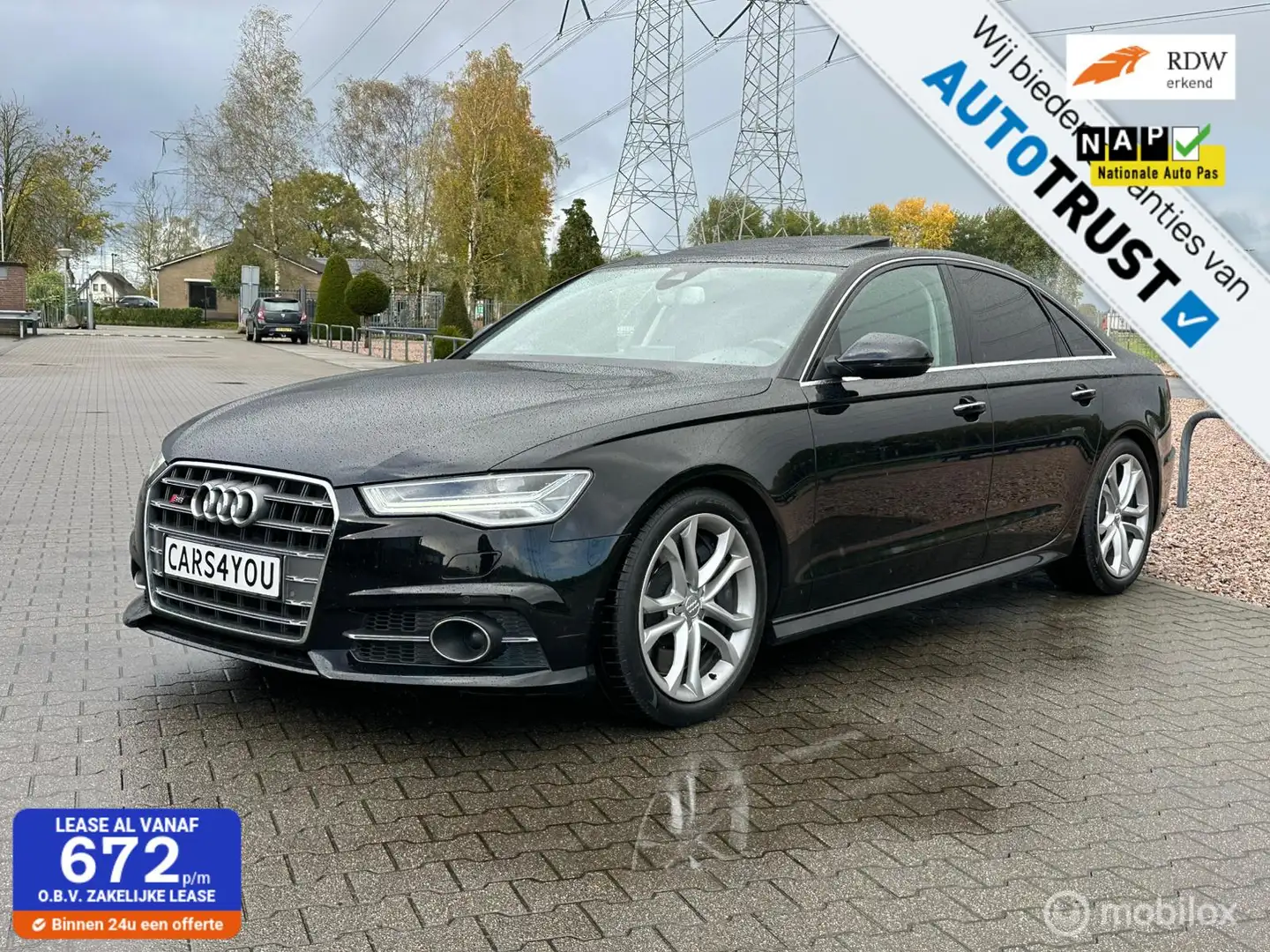 Audi S6 4.0 TFSI S6 Pro Line Plus/alle opties Zwart - 1