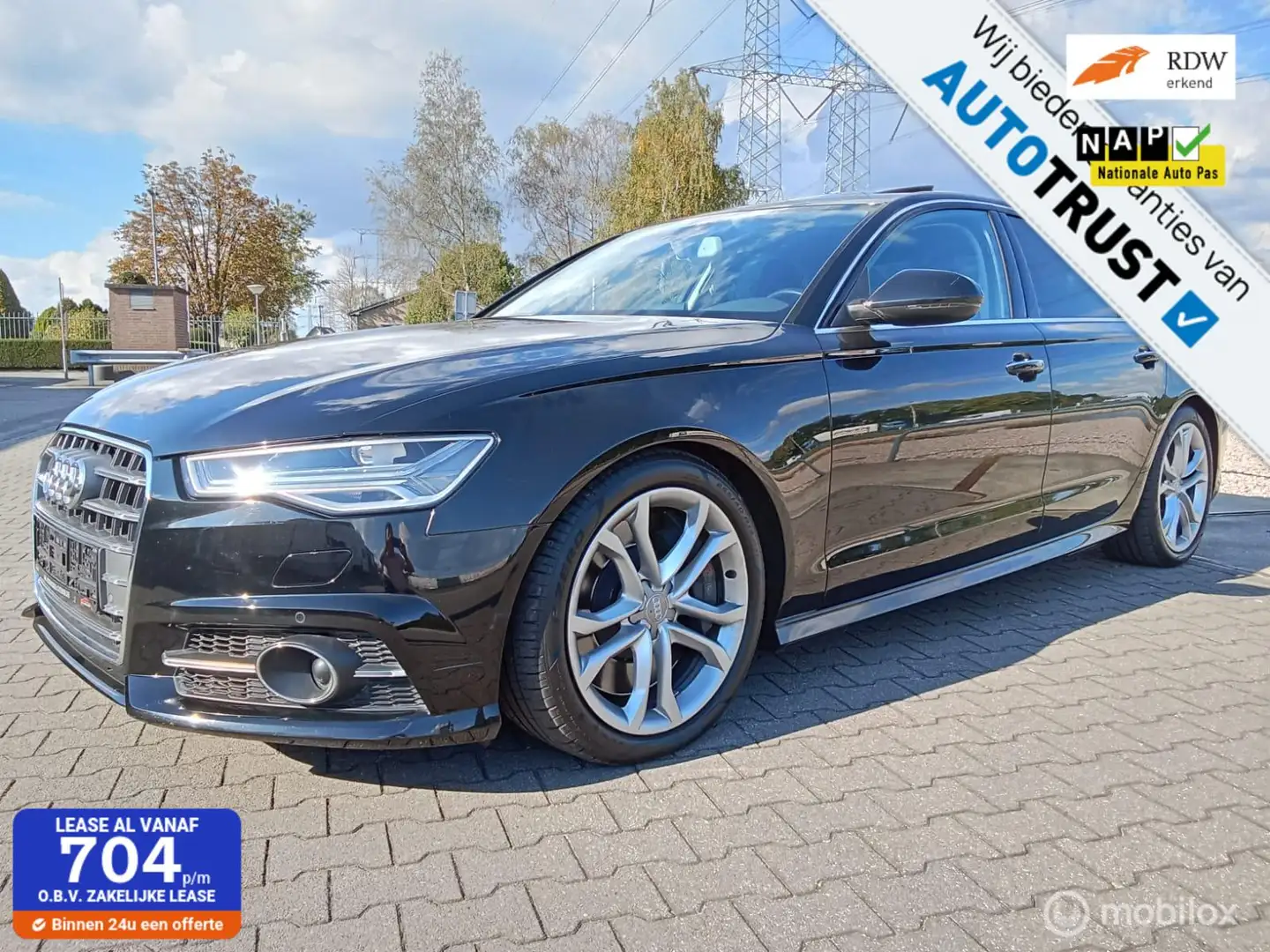 Audi S6 4.0 TFSI S6 Pro Line Plus/alle opties Noir - 1