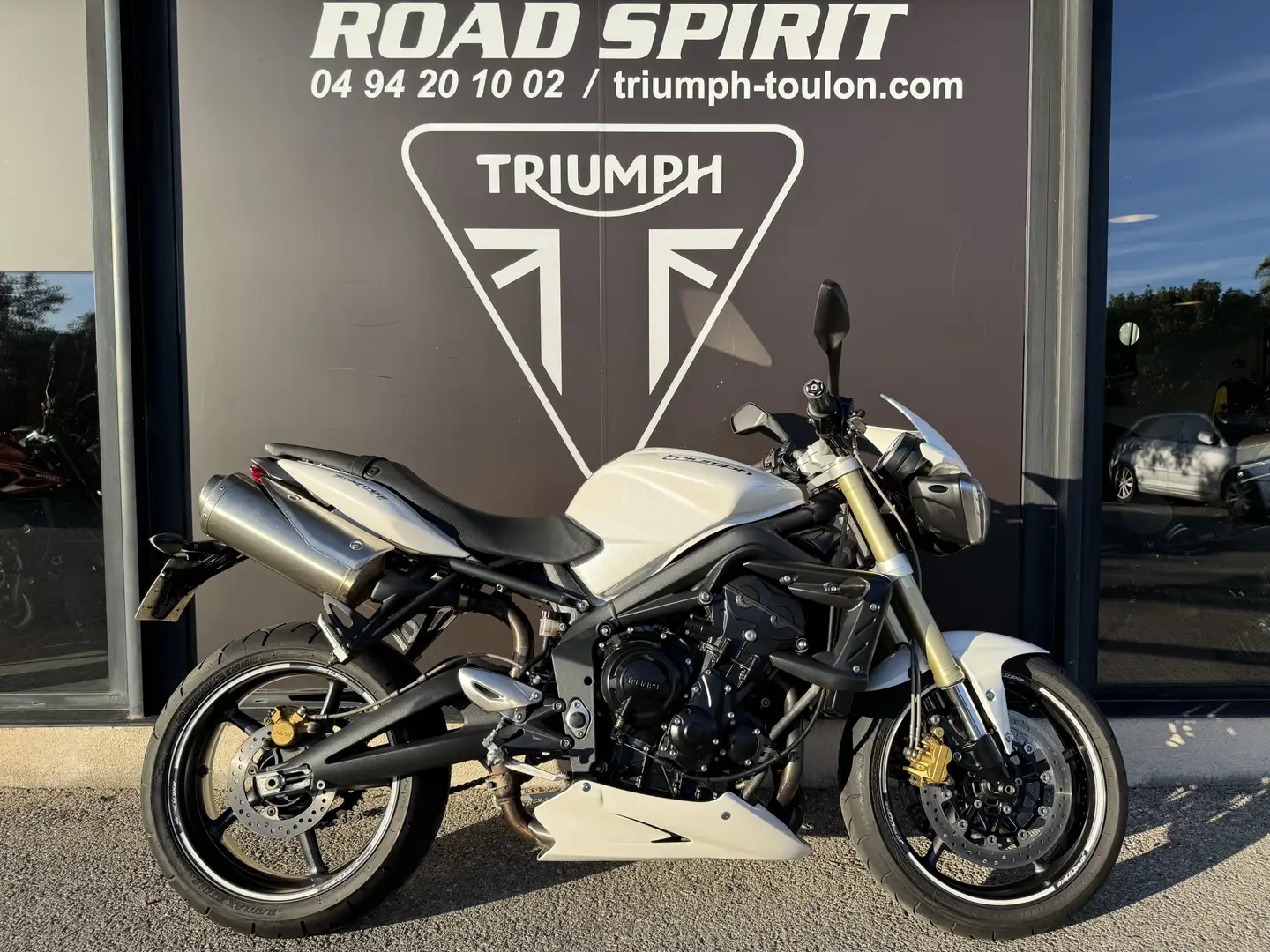 Triumph Street Triple 675 Blanc - 1