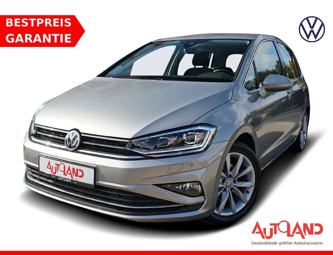 Volkswagen Golf Sportsvan 1.5 TSI Highline LED Navi Kamera Silber - 1