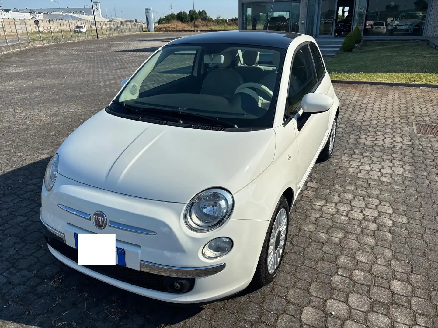 Fiat 500 500 III 1.2 Lounge 69cv 1° PROPR. C. AUTOMATICO Bianco - 2