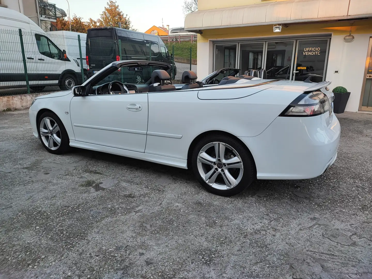 Saab 9-3 180 CV TTiD Aero  Cabrio KM 102.000 Bianco - 1