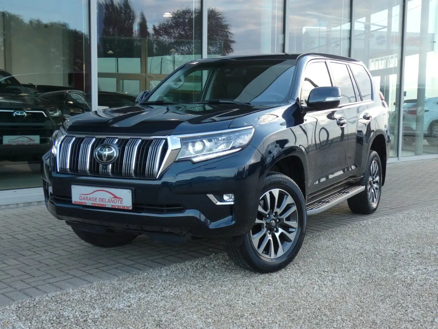 Toyota Land Cruiser *46240+BTW* +Leder +3500kg sleep +Lichte vracht Bleu - 2