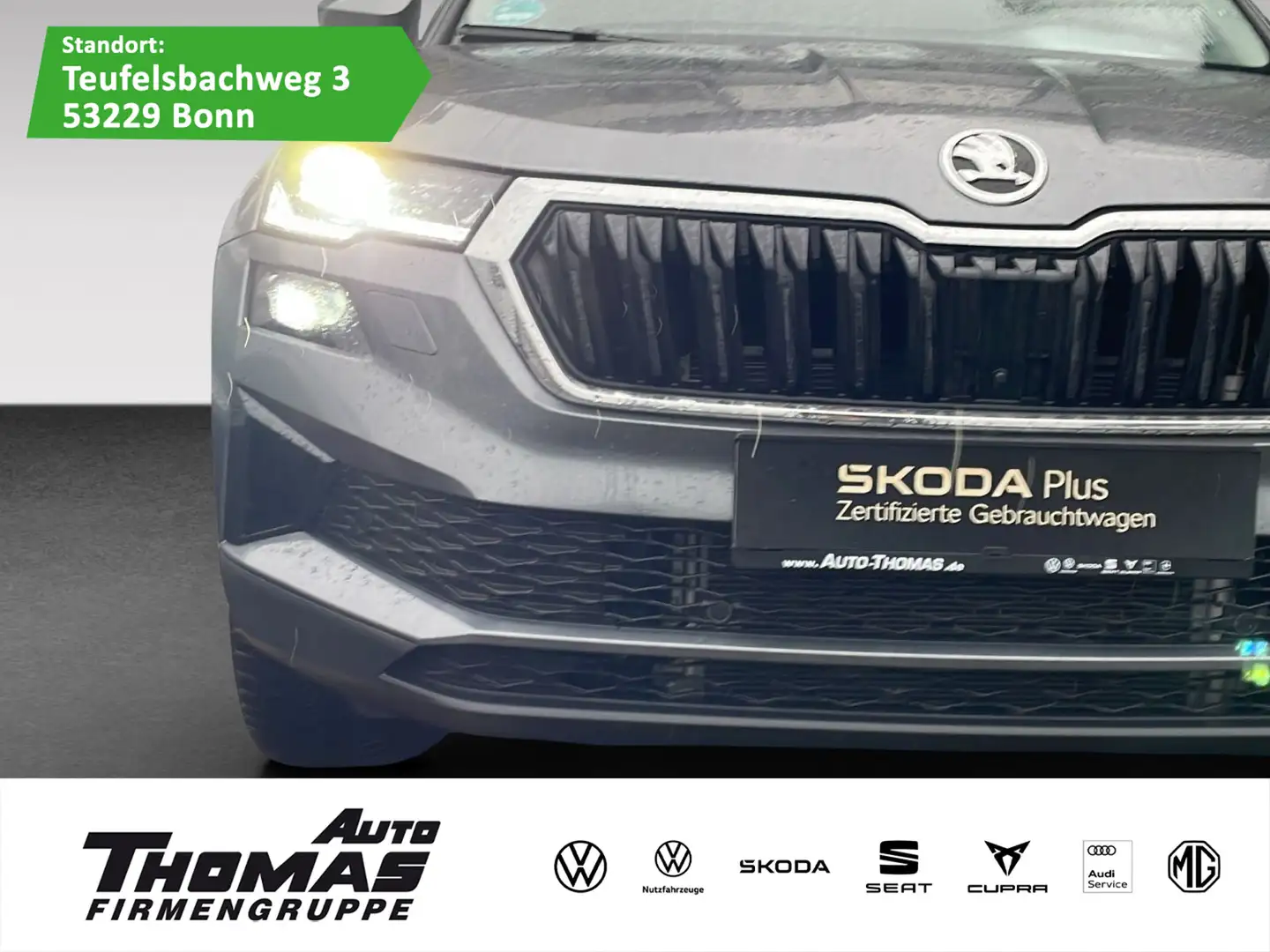 Skoda Karoq Tour 1.5 TSI DSG LED NAVI ACC AHK Grau - 1