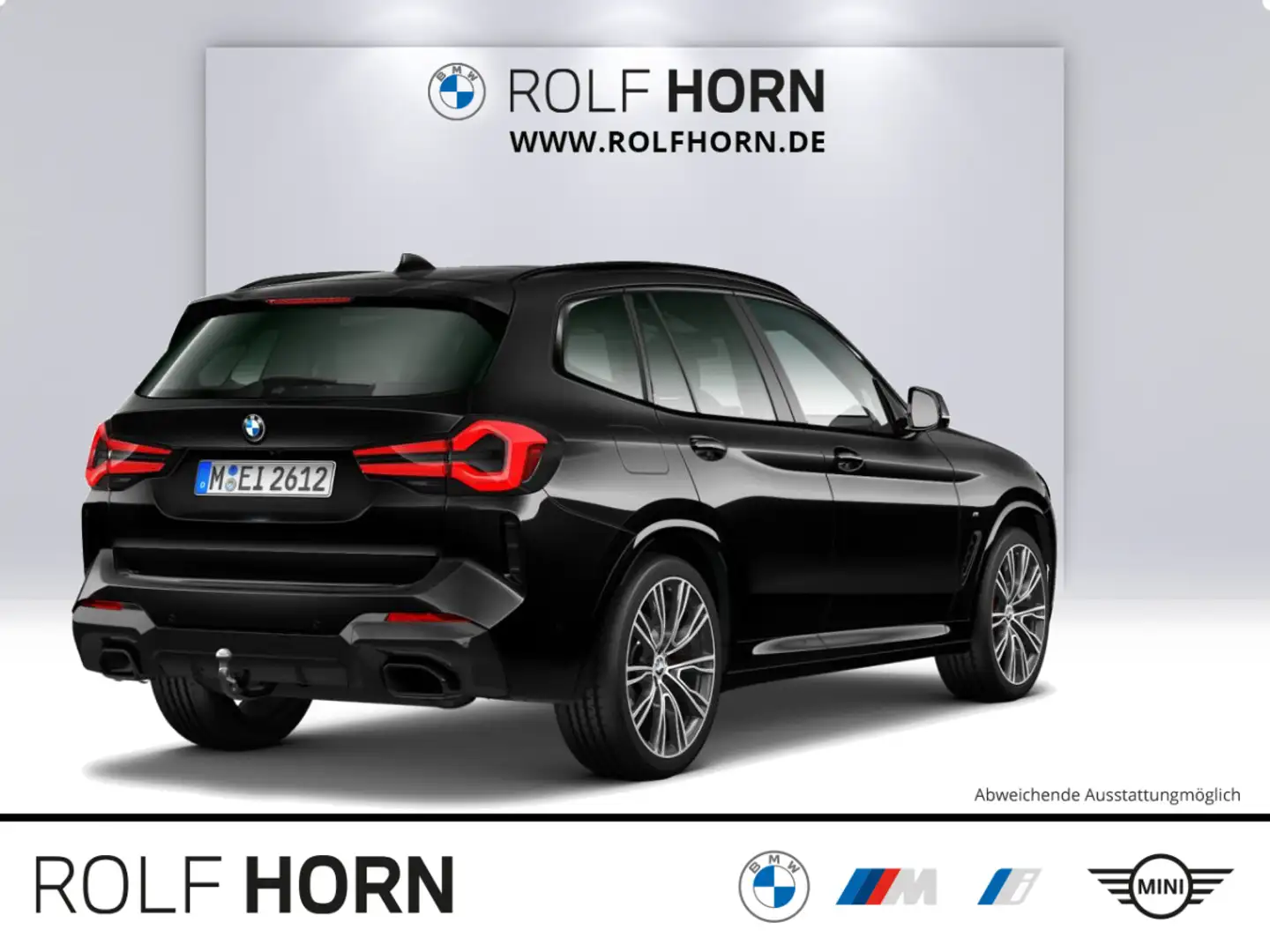 BMW X3 xDrive30i M Sportpaket 21" AHK Pano HUD Laser Schwarz - 2
