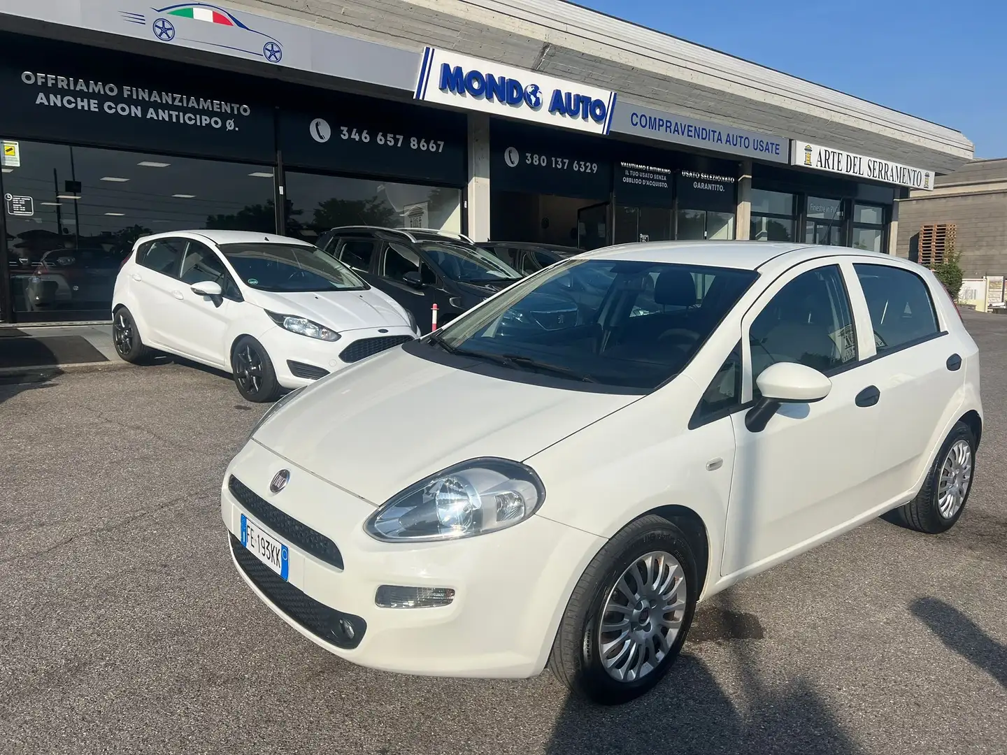 Fiat Punto 5p 1.2 Lounge E6*OK NEOPATENTATI*UNIPROPRIETARIO* Bianco - 1