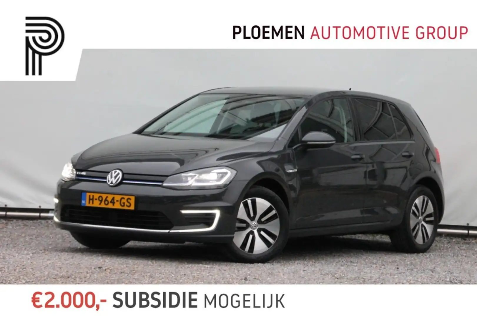 Volkswagen e-Golf E-DITION - 136 pk **Led / ACC / Carplay / SUBSIDIE Grijs - 1