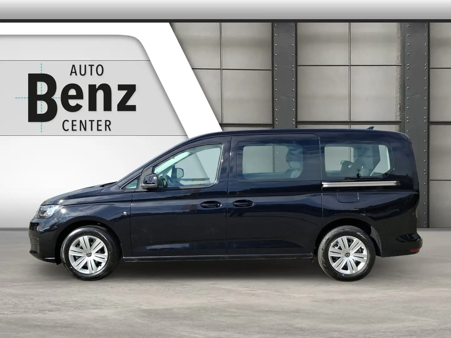 Volkswagen Caddy Maxi 1.5 TSI DSG +2 J. Gar. 7SITZE*SITZH Klima Schwarz - 2