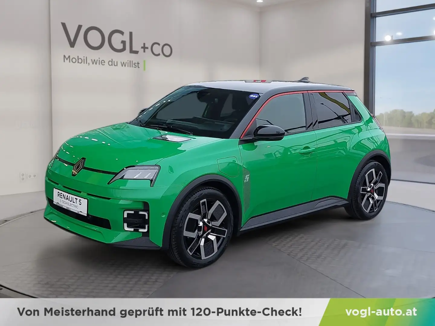 Renault R 5 Techno E-Tech 150PS 52kWh Comfort Range Grün - 1