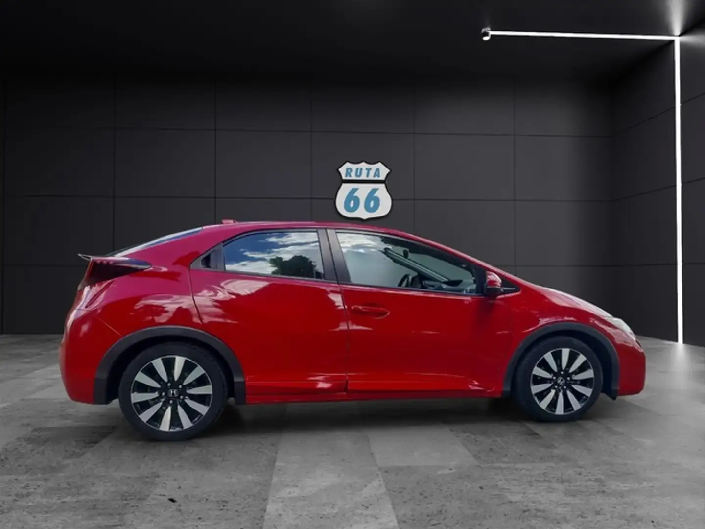 Honda Civic 1.6 i-DTEC Elegance Navi Rojo - 2