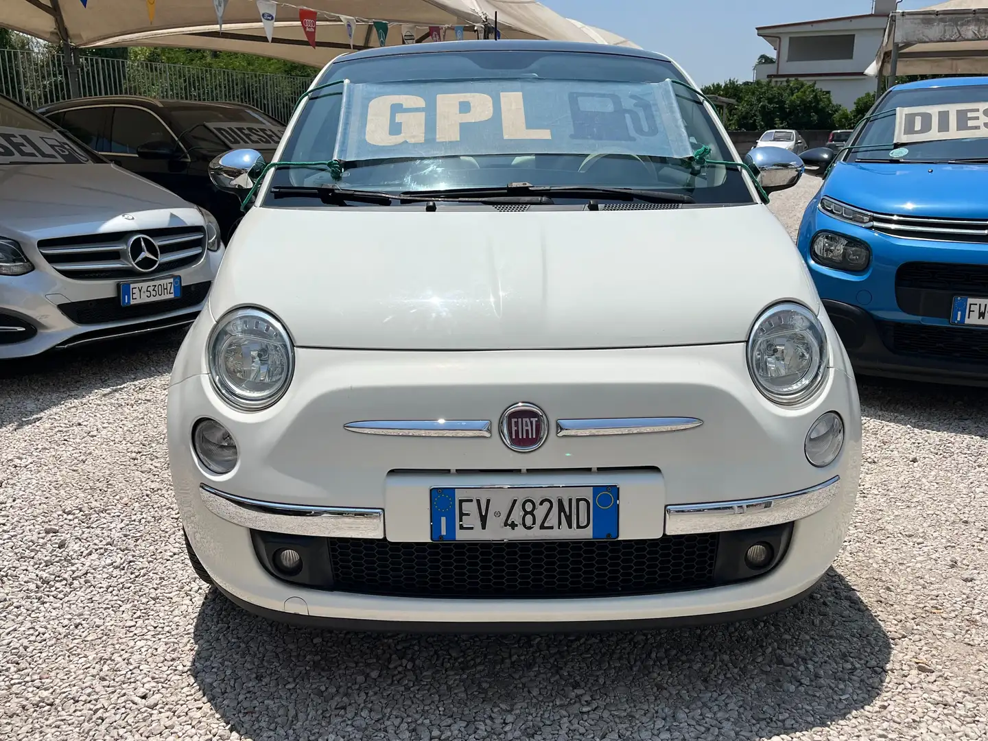Fiat 500 1200 GPL DI SERIE KM CERTIFICATI UNICO PROPRIETARI Wit - 2
