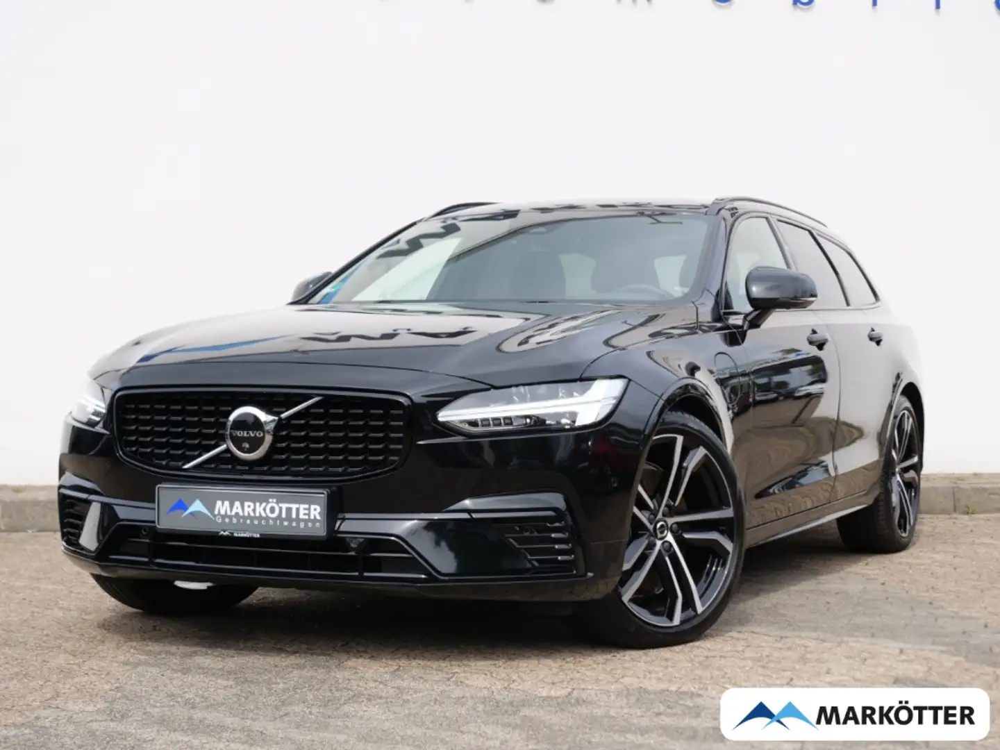 Volvo V90 T8 Recharge AWD Plus Dark Four-C/AHK/360CAM Schwarz - 1