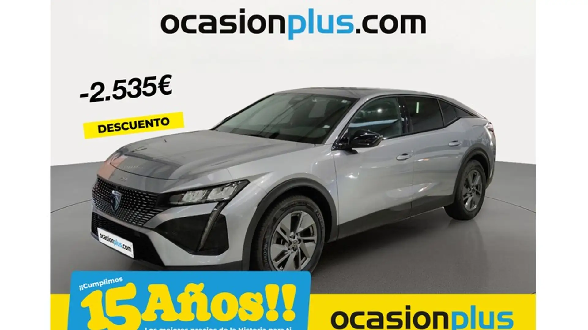 Peugeot 408 Hybrid 180 Allure e-EAT8 Gris - 1