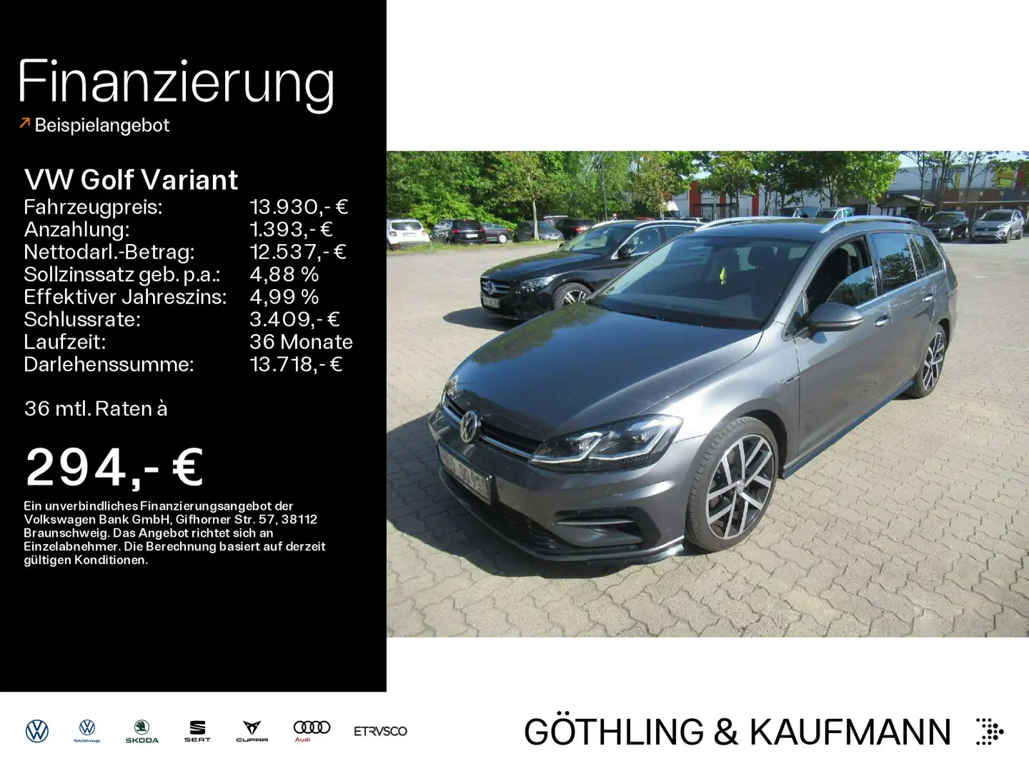 Volkswagen Golf Variant Highline 1.4 TSI*LED*Navi*PDC*Clima Grigio - 1