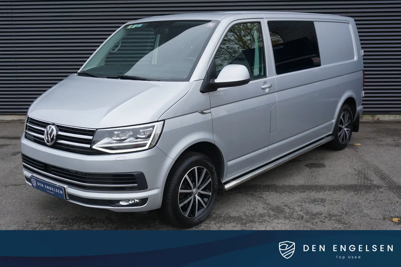 Volkswagen T6 Transporter 150PK Automaat L2H1 ACC Navigatie Camera Stoelverw Argent - 1