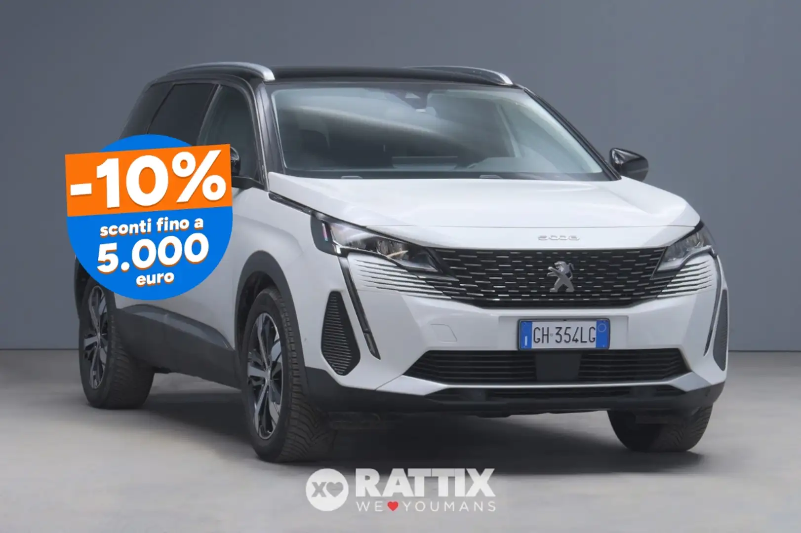 Peugeot 5008 1.5 BlueHDI 130CV Allure Pack EAT8 7p.ti Blanc - 1