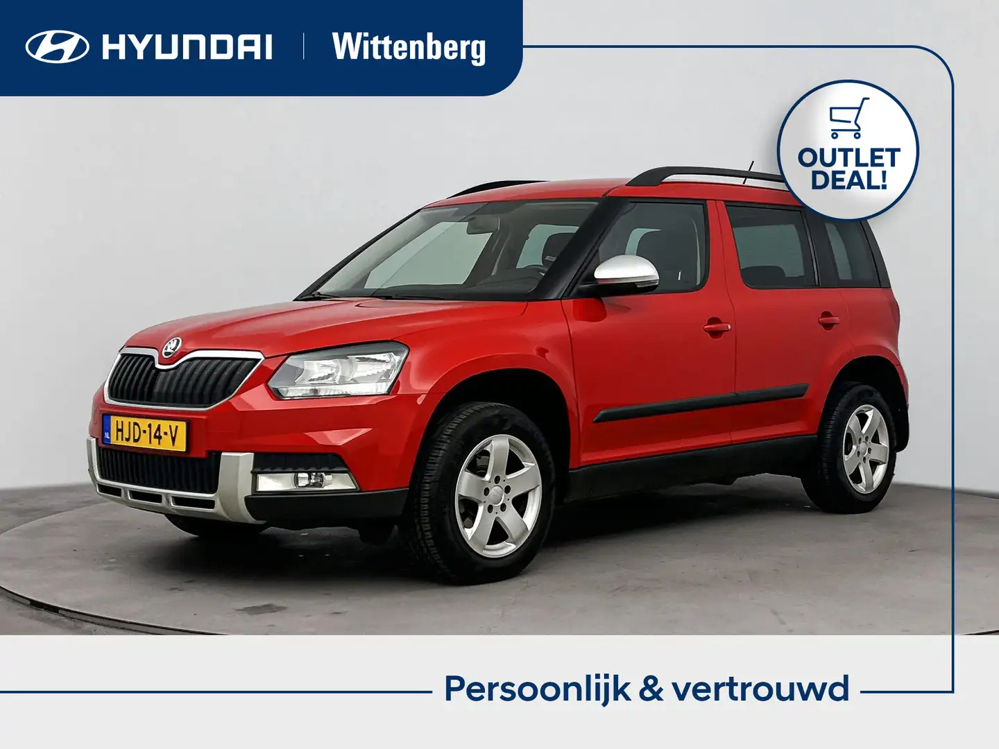 Skoda Yeti 1.2 TSI GREENTECH AMBITION | OUTLET DEAL! | AIRCO Rouge - 1