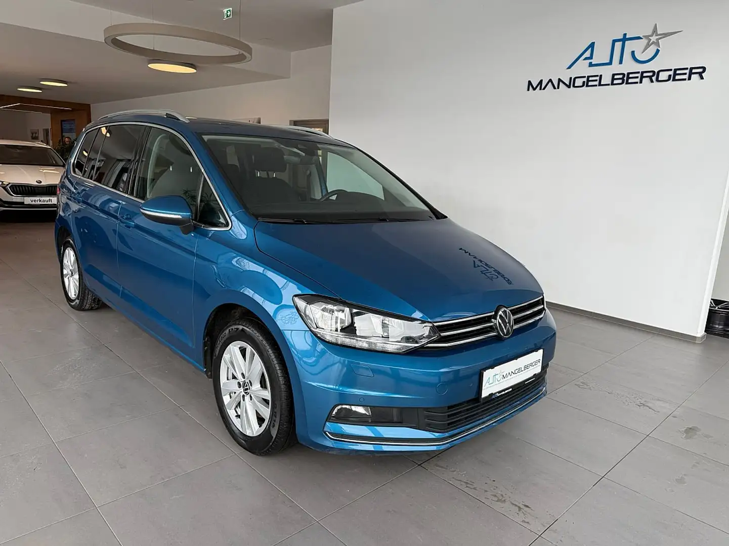 Volkswagen Touran Highline 2,0 SCR TDI DSG; 7 Sitze, Anhängevorr;... Blau - 1