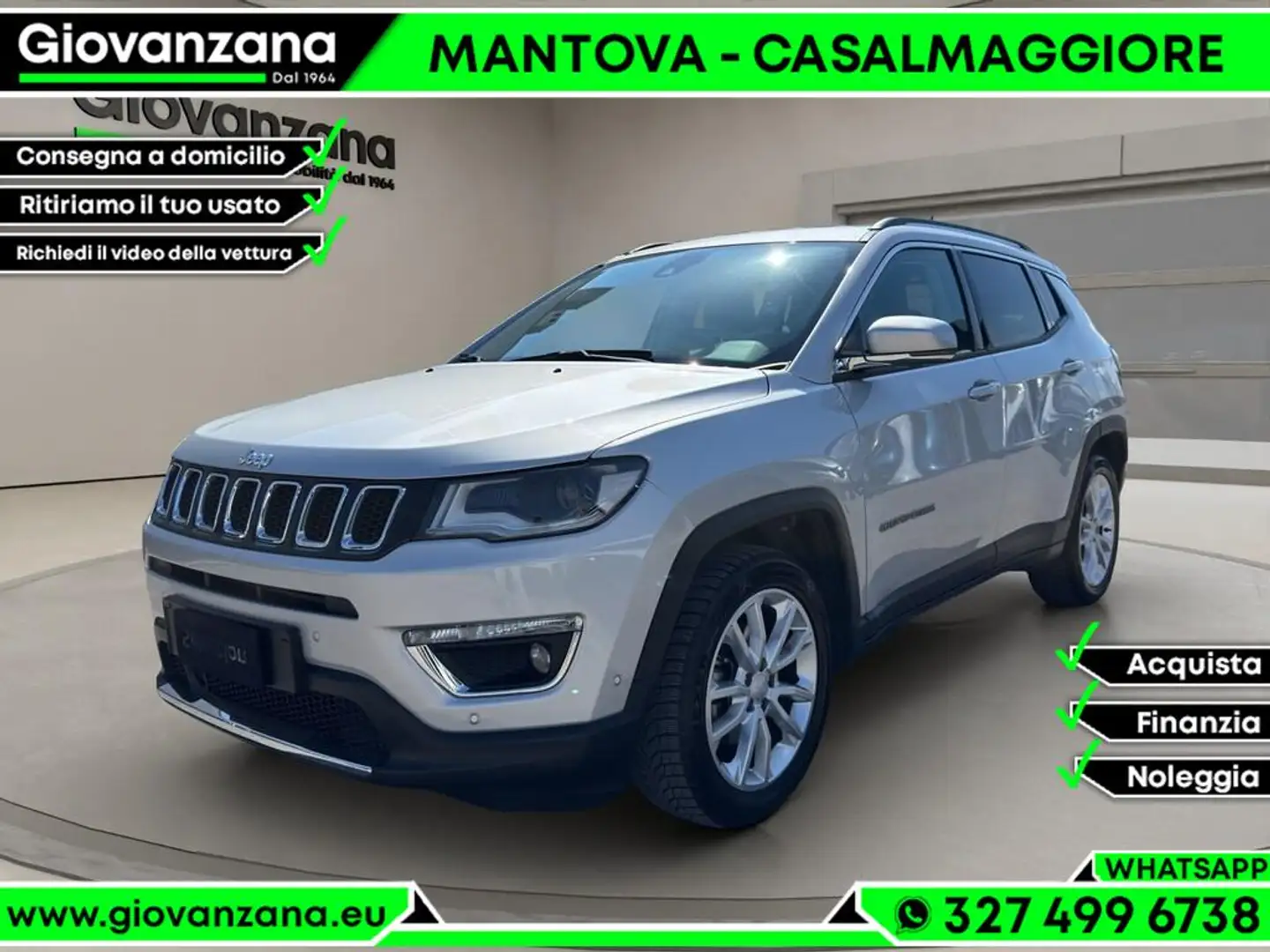 Jeep Compass Compass 1.3 turbo t4 Limited 2wd 130cv Grigio - 1