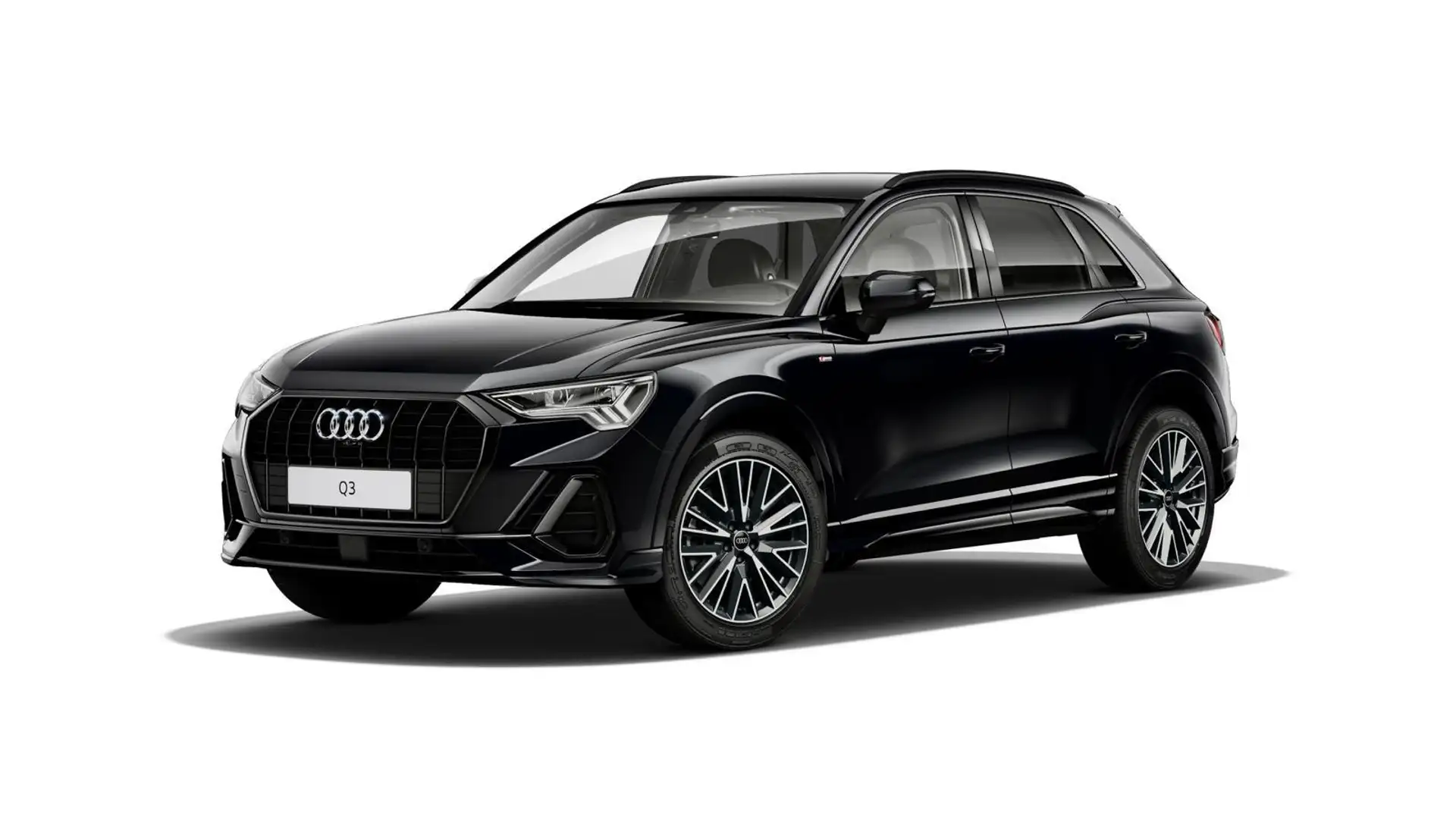 Audi Q3 35 TDI S line AHK LED 360° ACC KEYLESS Zwart - 1