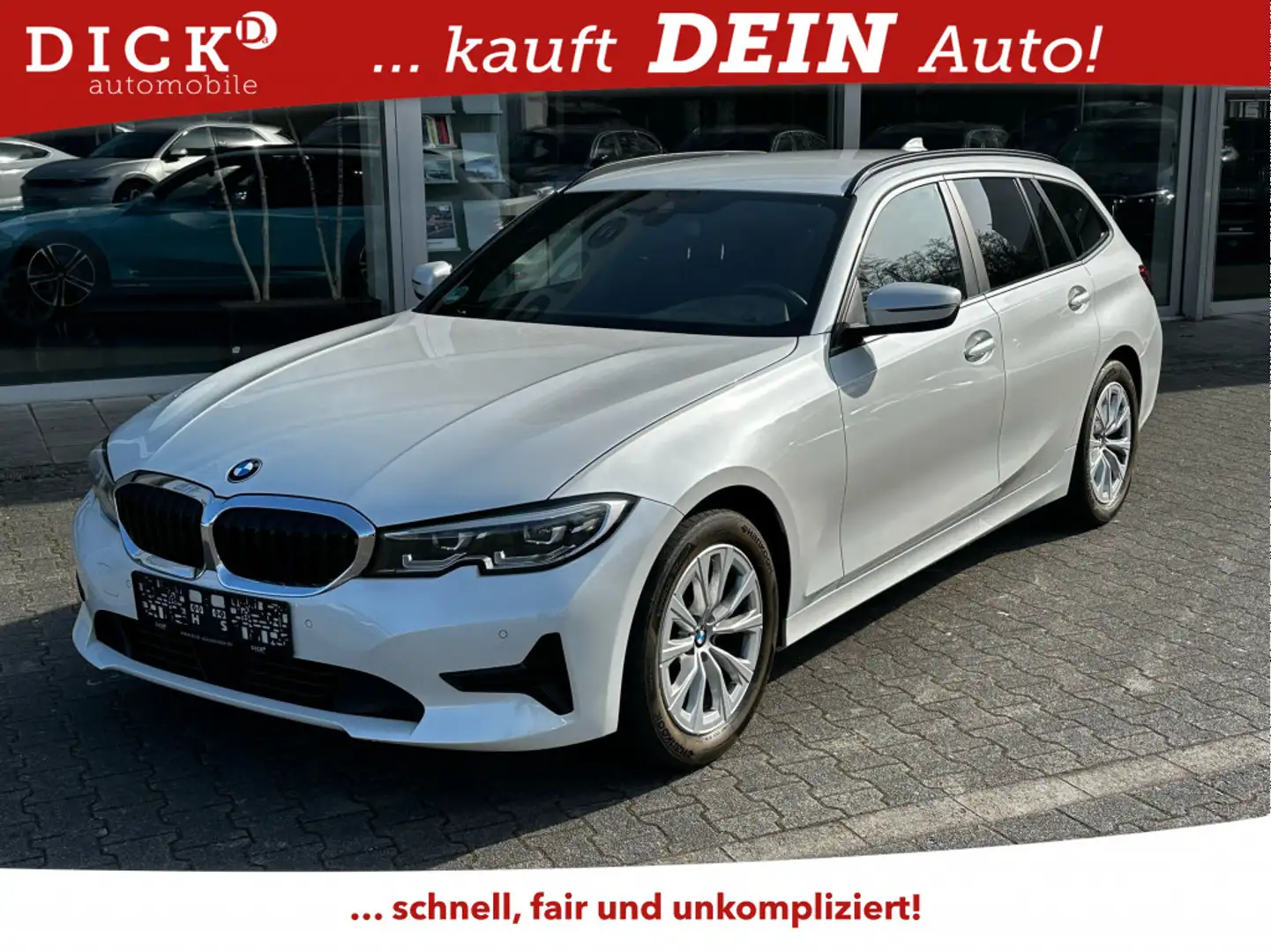 BMW 318 Aut Advan Tou VIRTU+PROF+NAVI+SHZ+LED+PDC+M Белый - 1