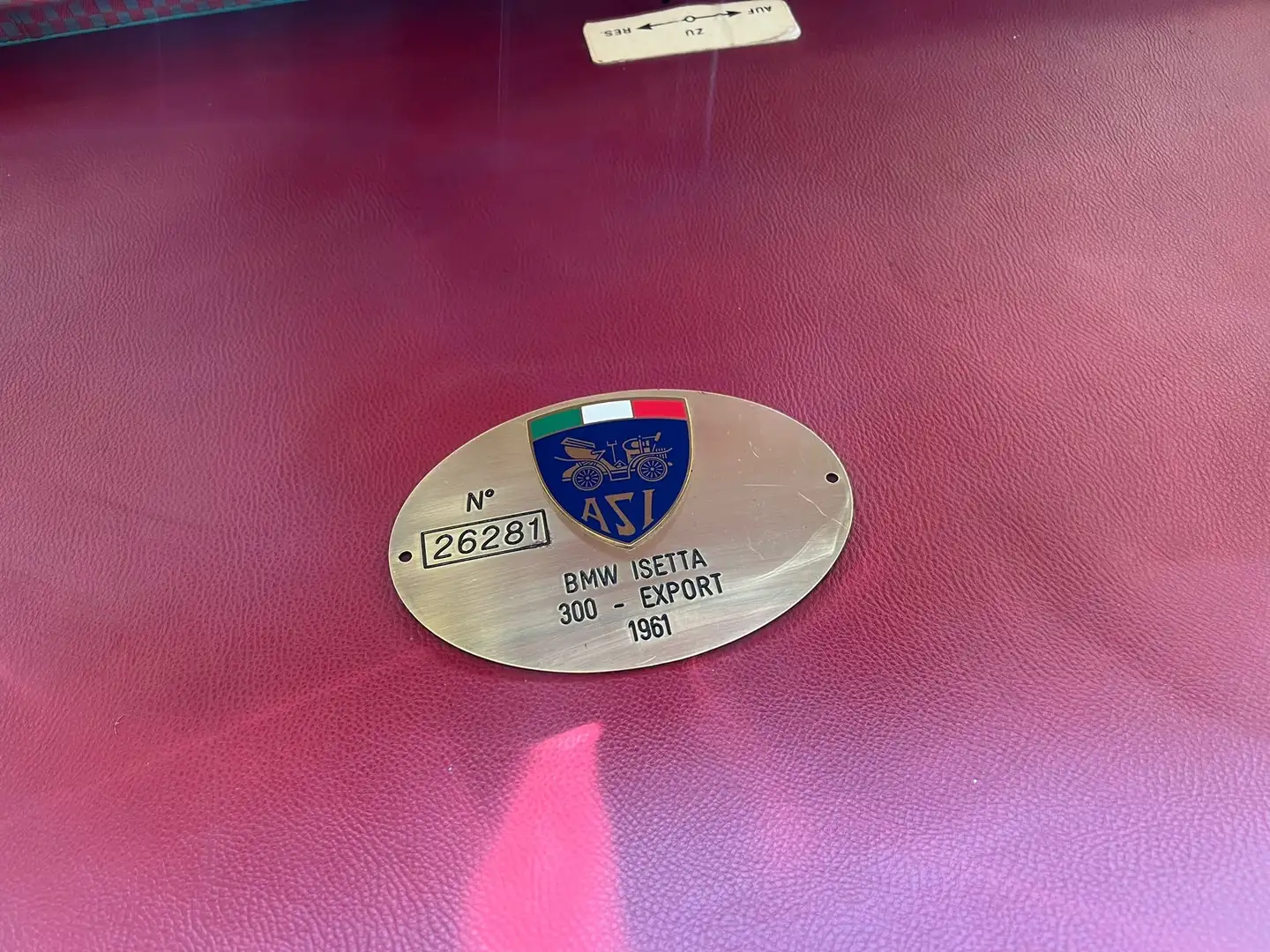 BMW ISETTA 300 1961| TARGA ORO ASI | RESTAURATA Bleu - 2