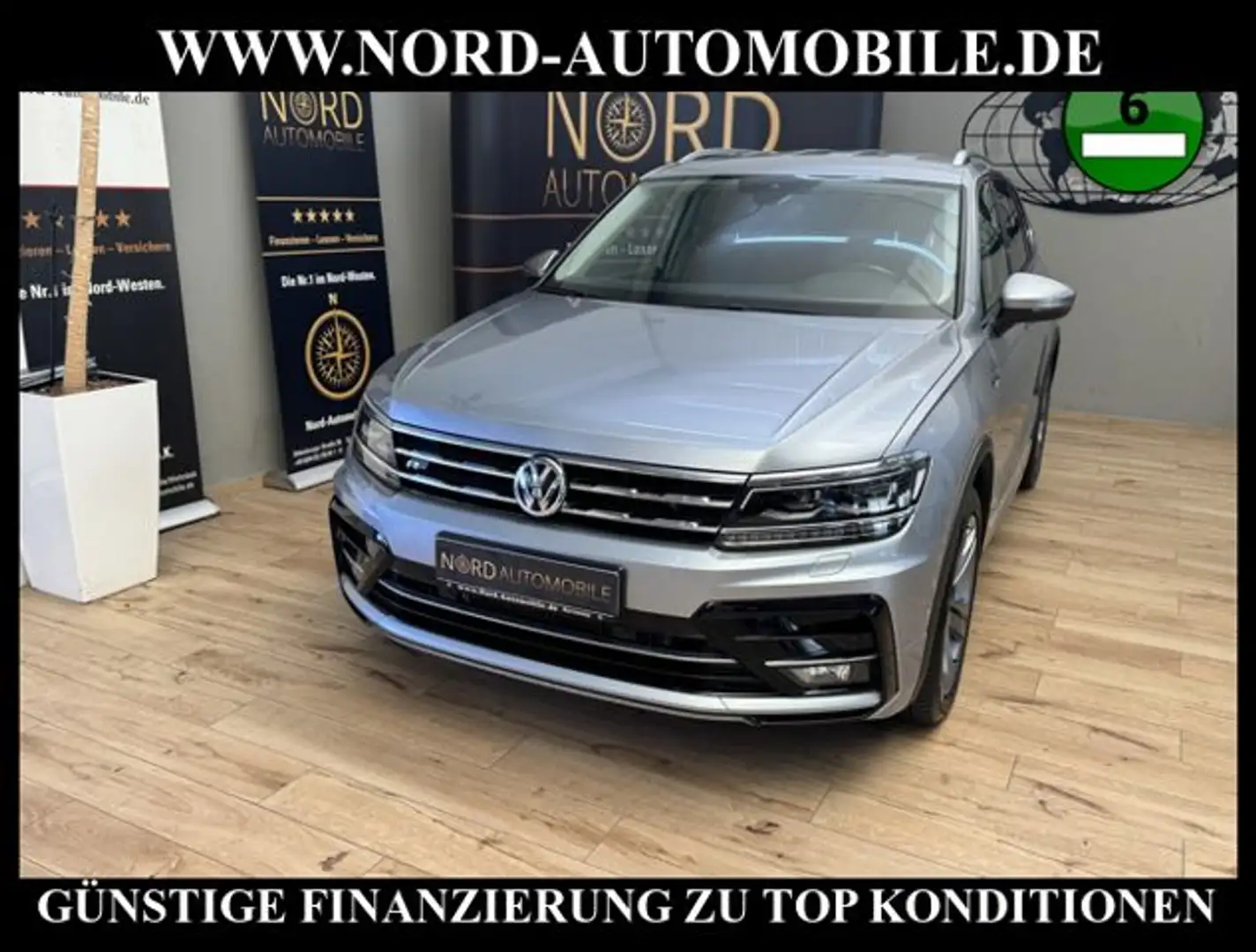 Volkswagen Tiguan Allspace R-Line 4MOT 2.0 TDI AHK/Navi/LED R-Line Silber - 1