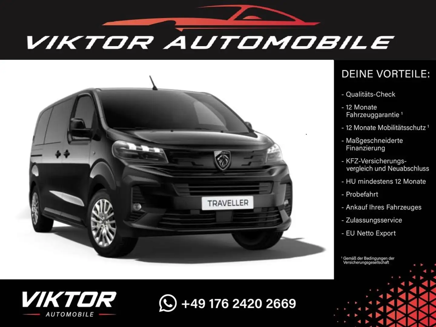 Peugeot Traveller L2 2.0 BlueHDi 180 EAT8 "ACTIVE" BESTELLAKTION Negro - 1