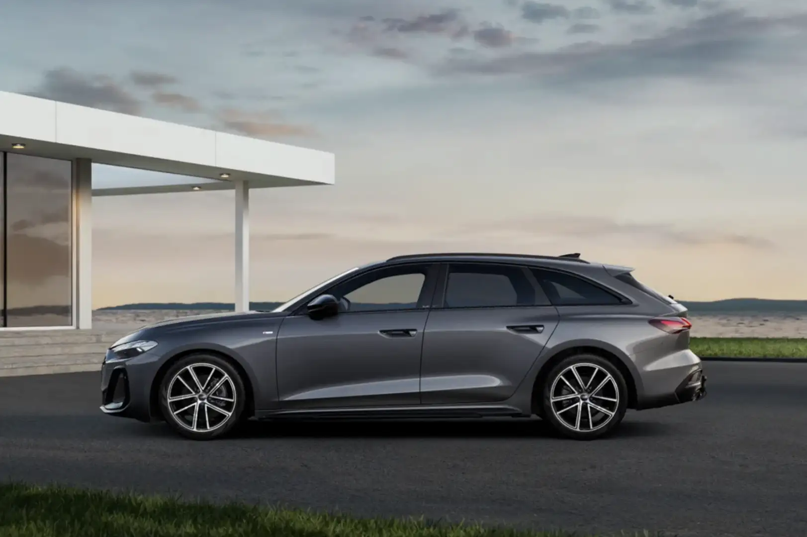 Audi A5 Avant TFSI Black line S tronic 110kW Gris - 2