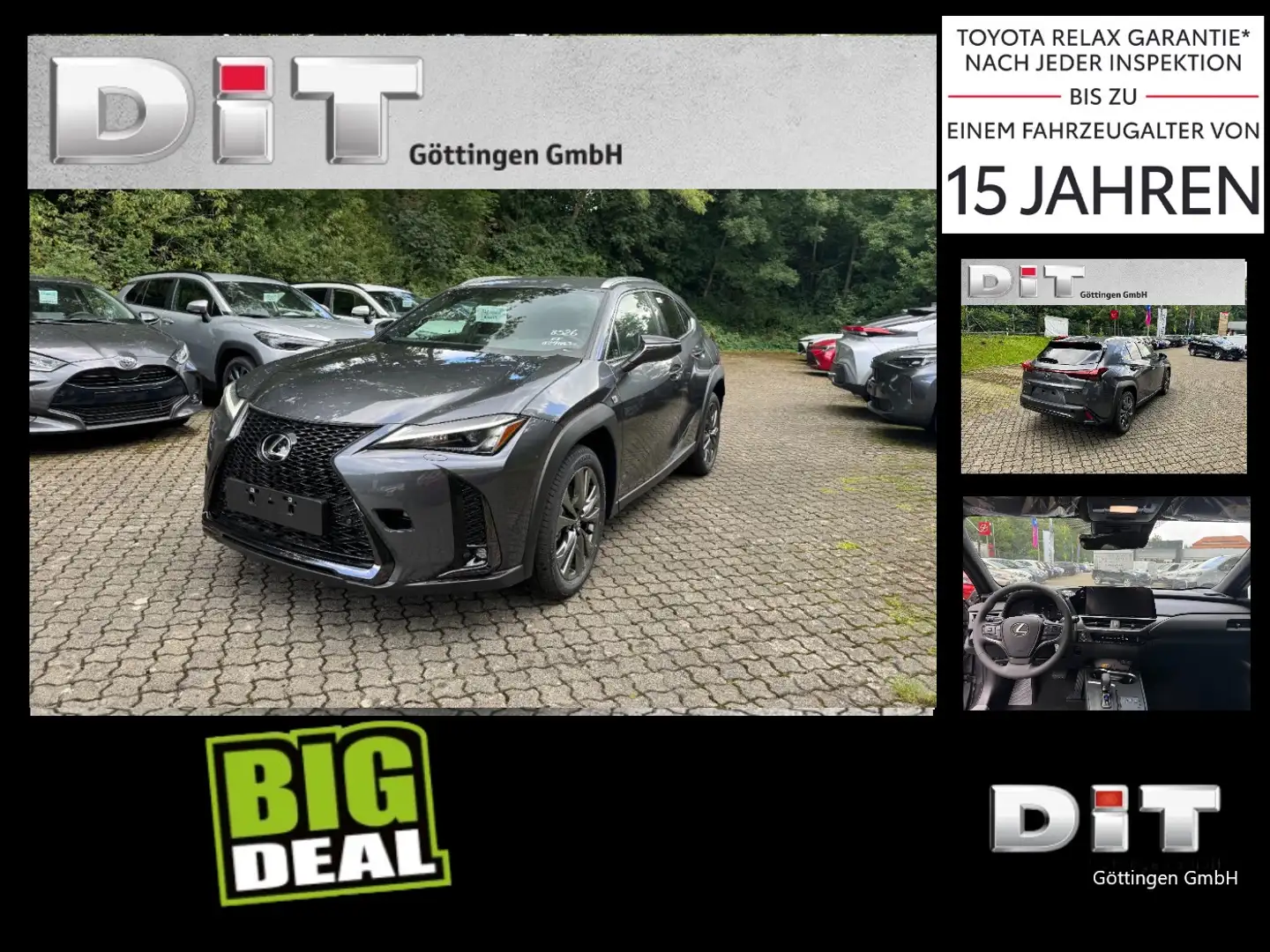 Lexus UX 300h F Sport Design ACC+LED+Navi+SHZ+2xKlima Сірий - 1