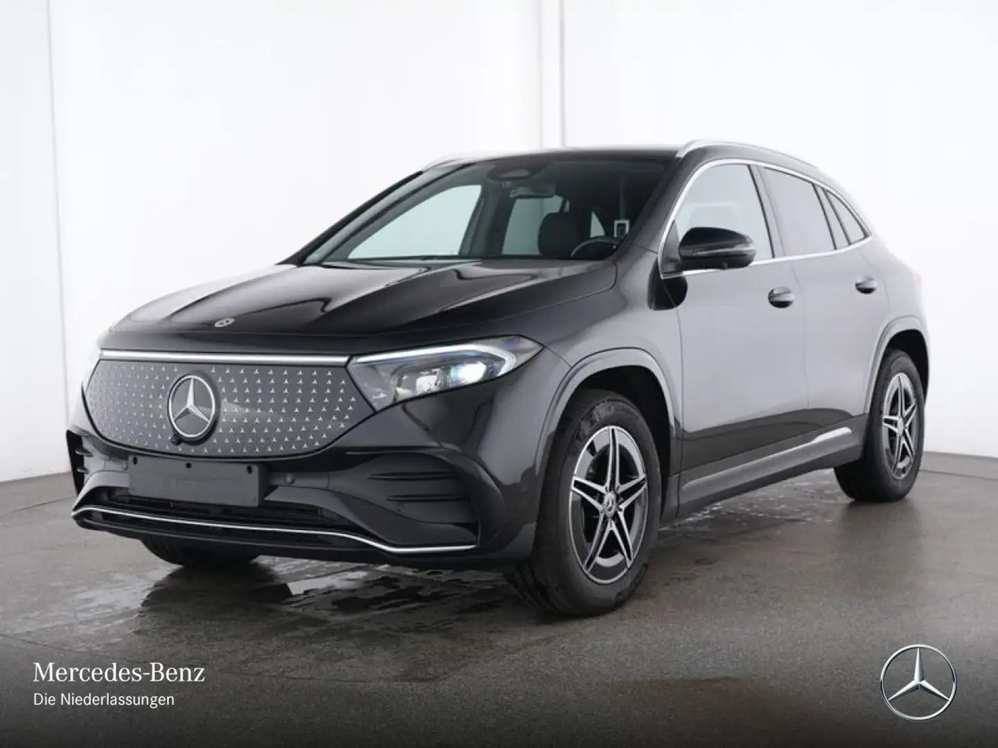 Mercedes-Benz EQA 300 4M AMG+ADVANCED+360+SPUR Schwarz - 2