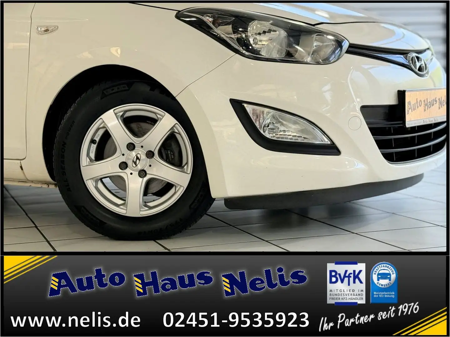 Hyundai i20 1,2 5 Star Edition Silver Klima RCD/MP3 4Sea Weiß - 2