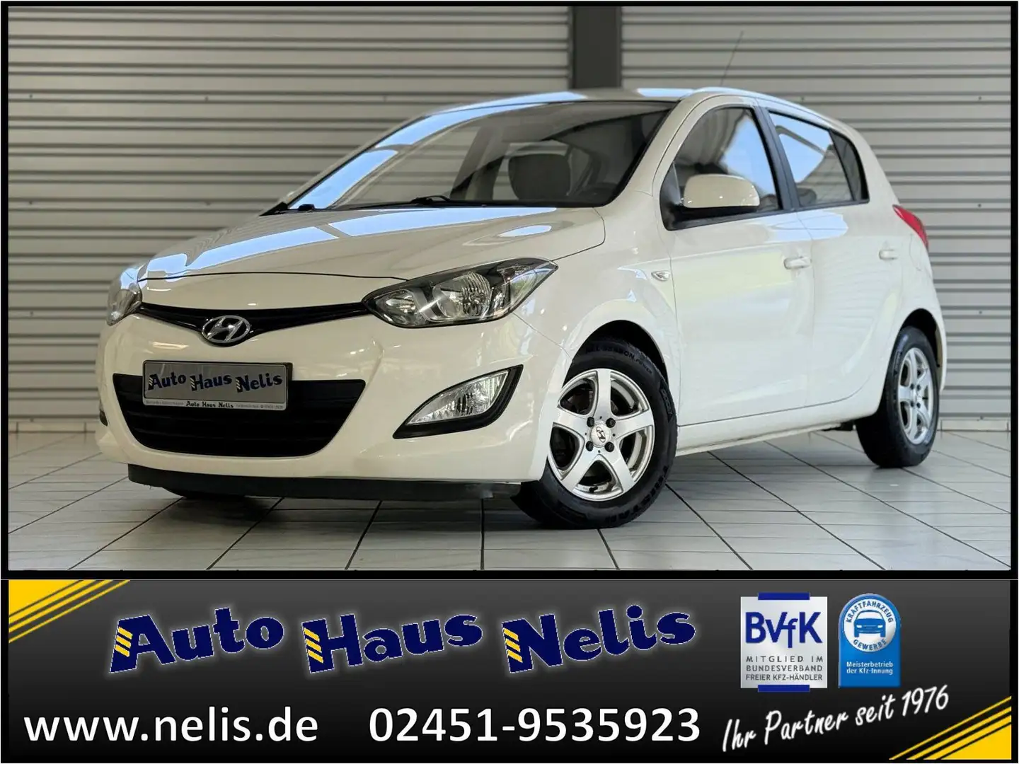 Hyundai i20 1,2 5 Star Edition Silver Klima RCD/MP3 4Sea Weiß - 1