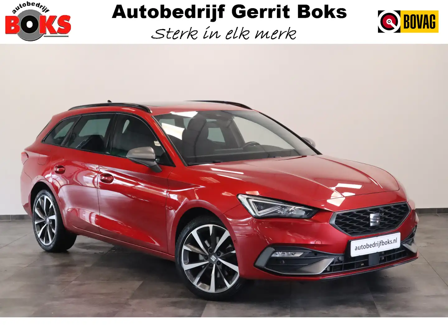 SEAT Leon e-Hybrid Sportstourer 1.4 TSI eHybrid PHEV FR Privacy glass Červená - 1