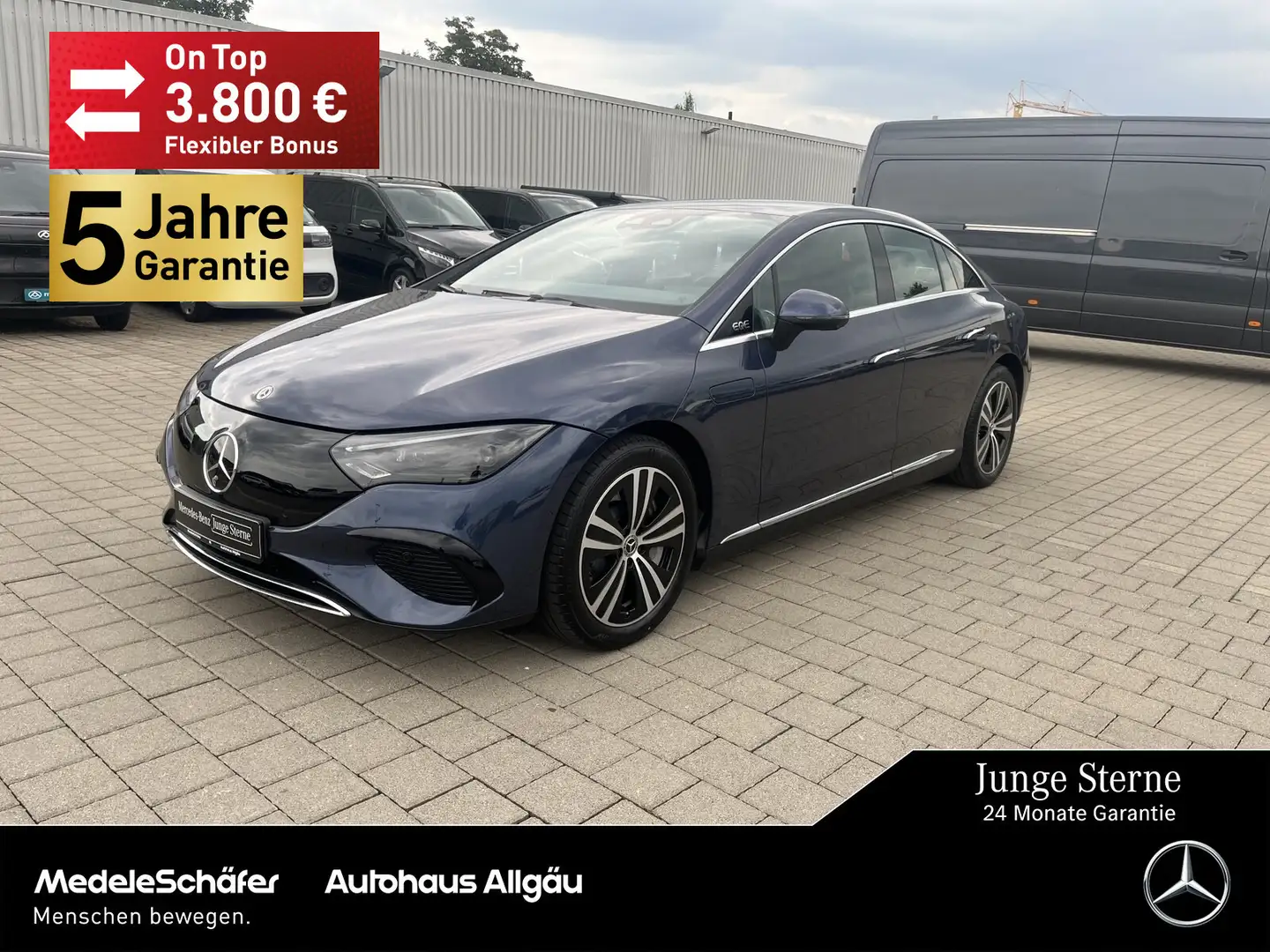 Mercedes-Benz EQE 300 EQE 300 Premium MASSAGE 360° LEDER D-Light NP88 Bleu - 1