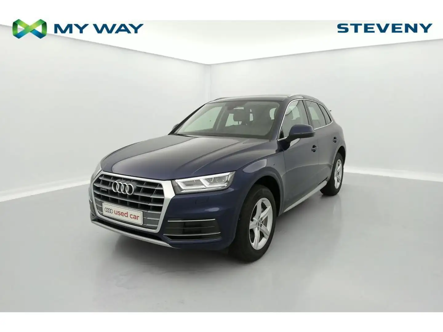 Audi Q5 Sport 35TDI 120kW(163ch) Quattro STronic * GPS * C Bleu - 1