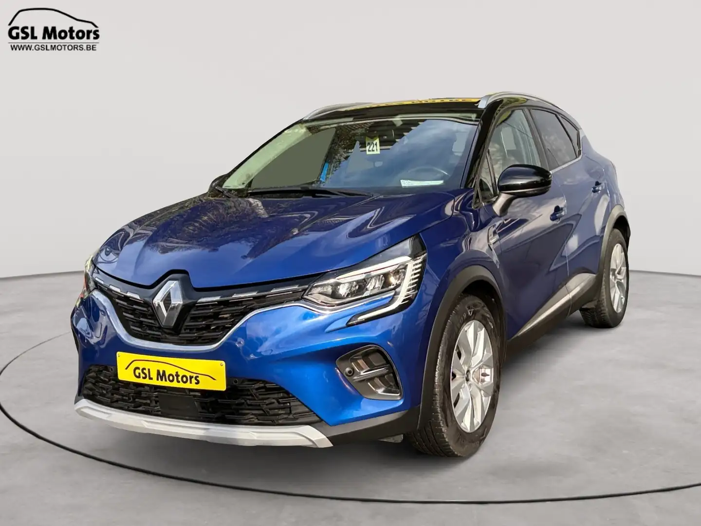 Renault Captur 1.0 TCe 100cv bleu 09/20 Airco GPS Camera Cruise Blauw - 1