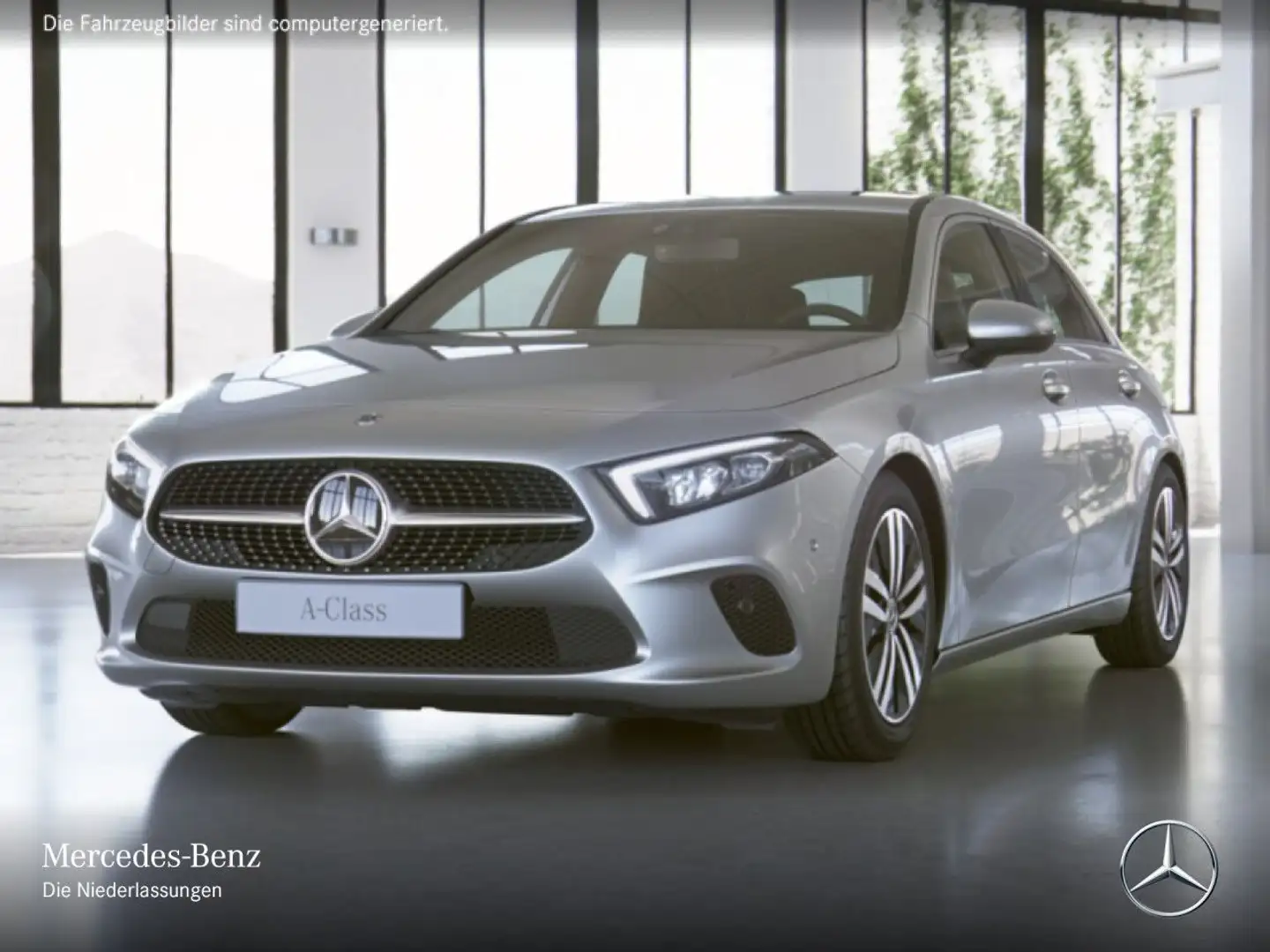 Mercedes-Benz A 200 PROGRESSIVE+AHK+LED+KAMERA Silber - 2