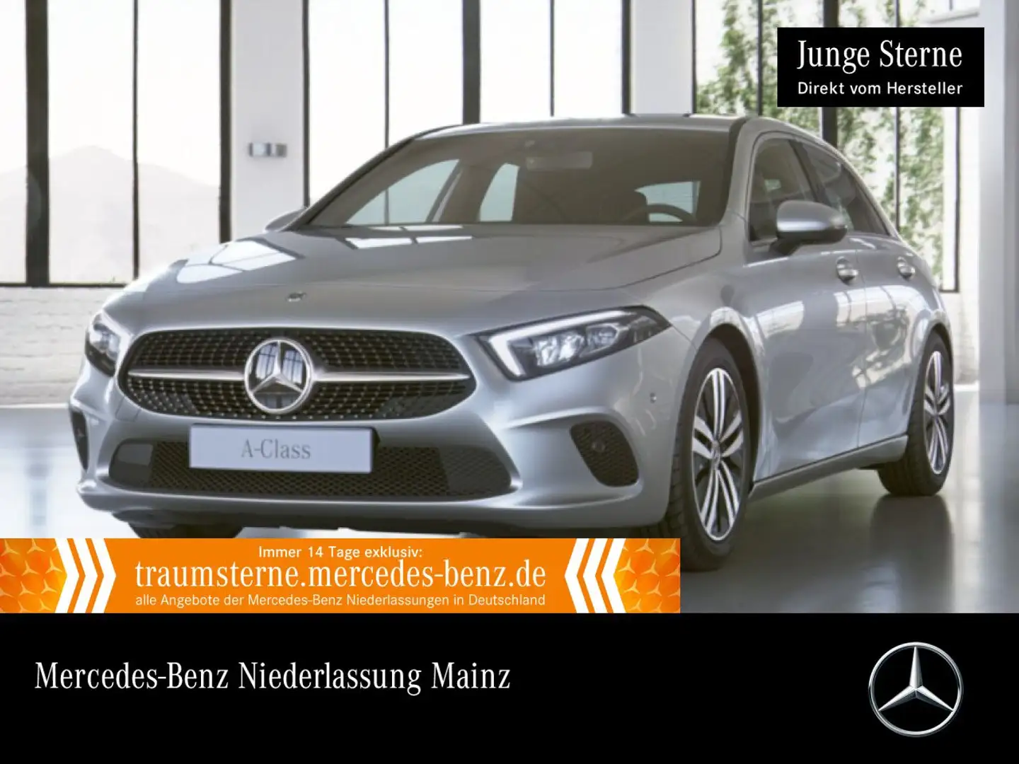 Mercedes-Benz A 200 PROGRESSIVE+AHK+LED+KAMERA Silber - 1