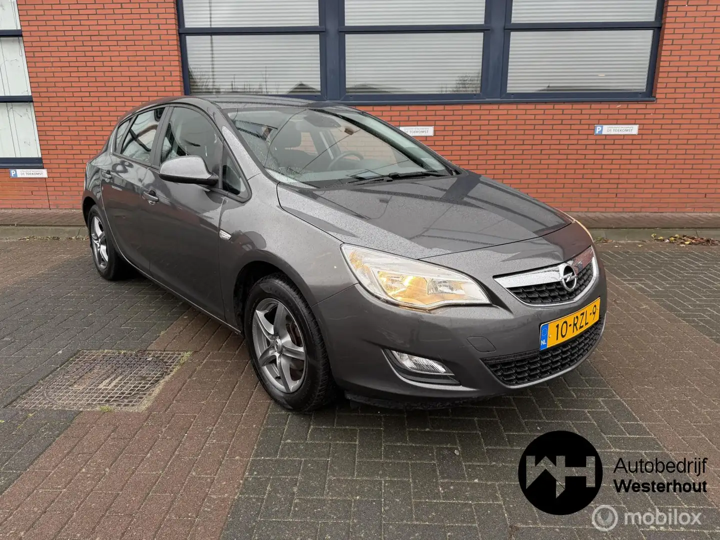 Opel Astra 1.4 Turbo Edition Navi NAP Airco Gris - 1