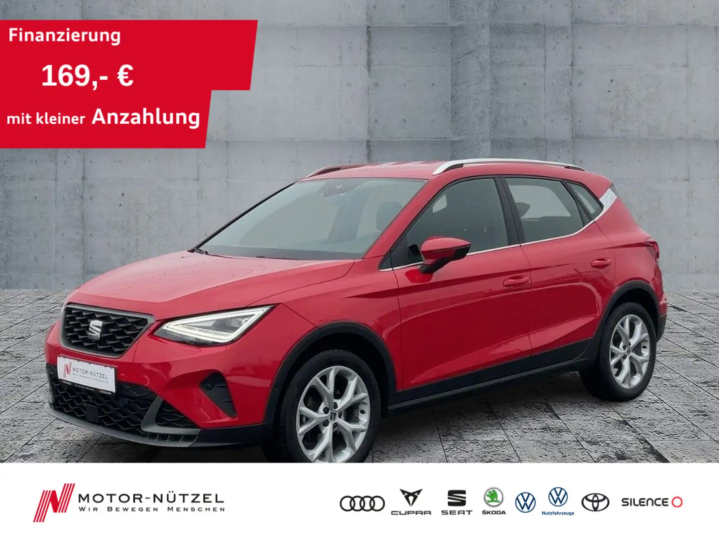 SEAT Arona 1.0TSI DSG FR-LINE LED+NAV+GRA+SHZ+PDC+RFK Rot - 1