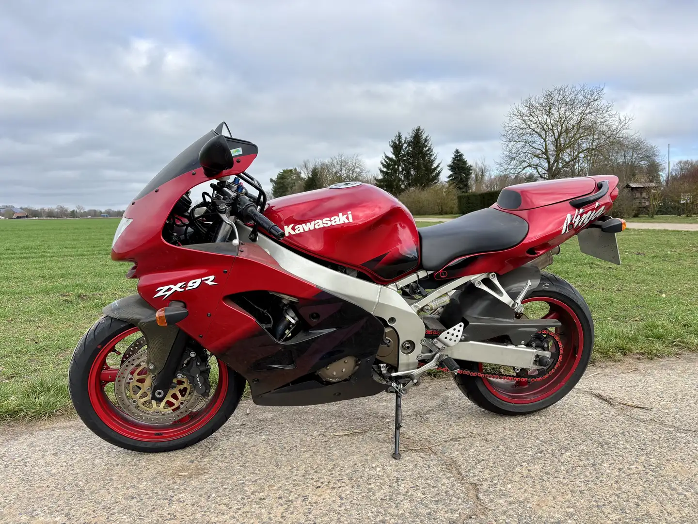 Kawasaki ZXR 750 Rojo - 1