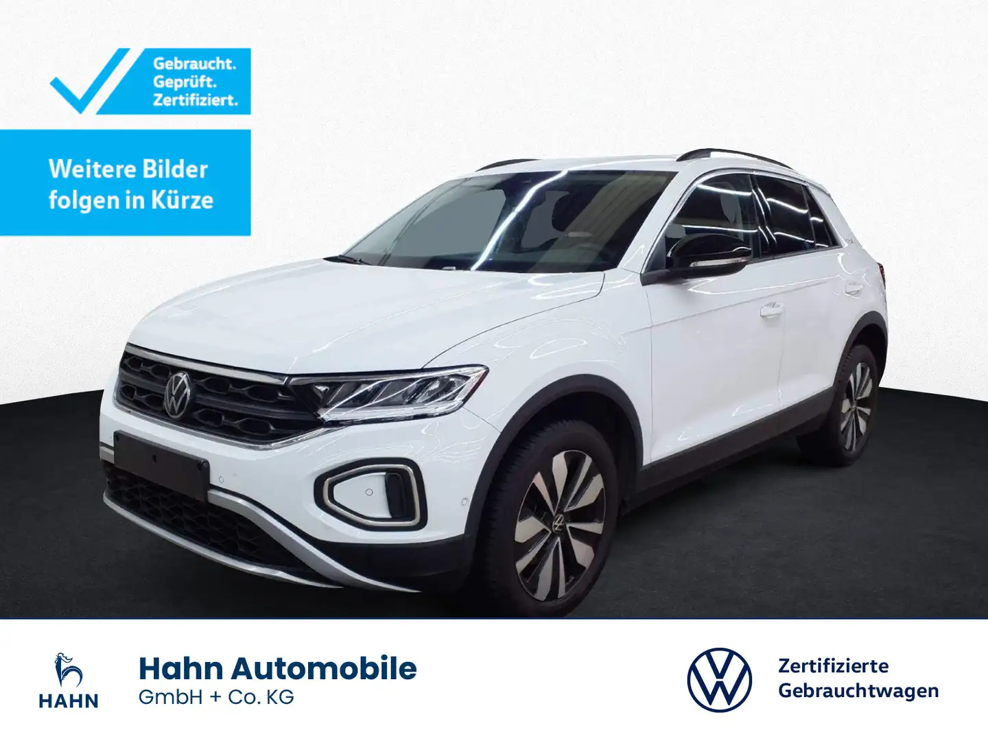 Volkswagen T-Roc 1.0TSI Goal ACC LED Navi Parklenk PDC SHZ Weiß - 1