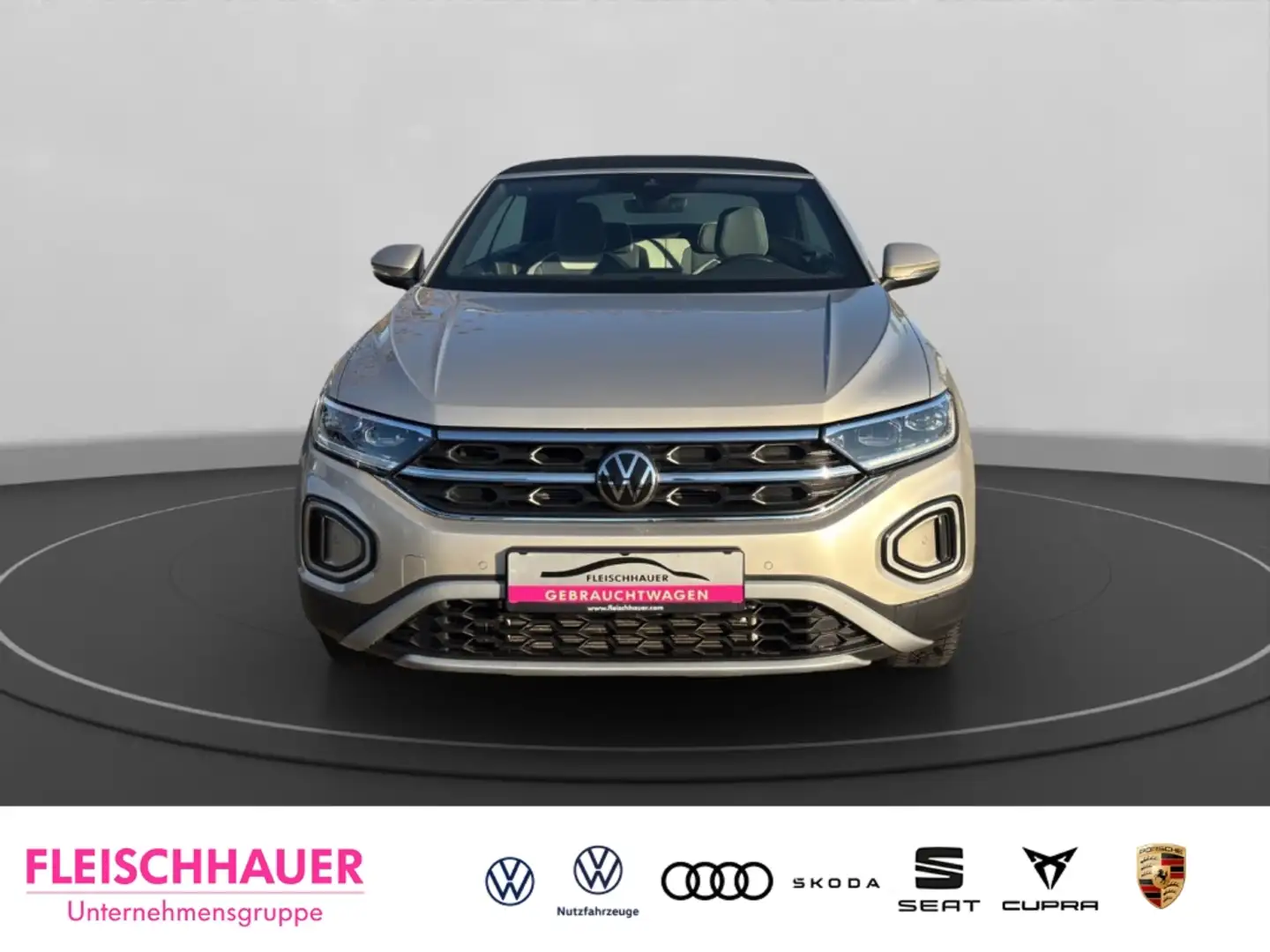 Volkswagen T-Roc Cabriolet 1.5 TSI Style Leder Standhz Kamera Silber - 2
