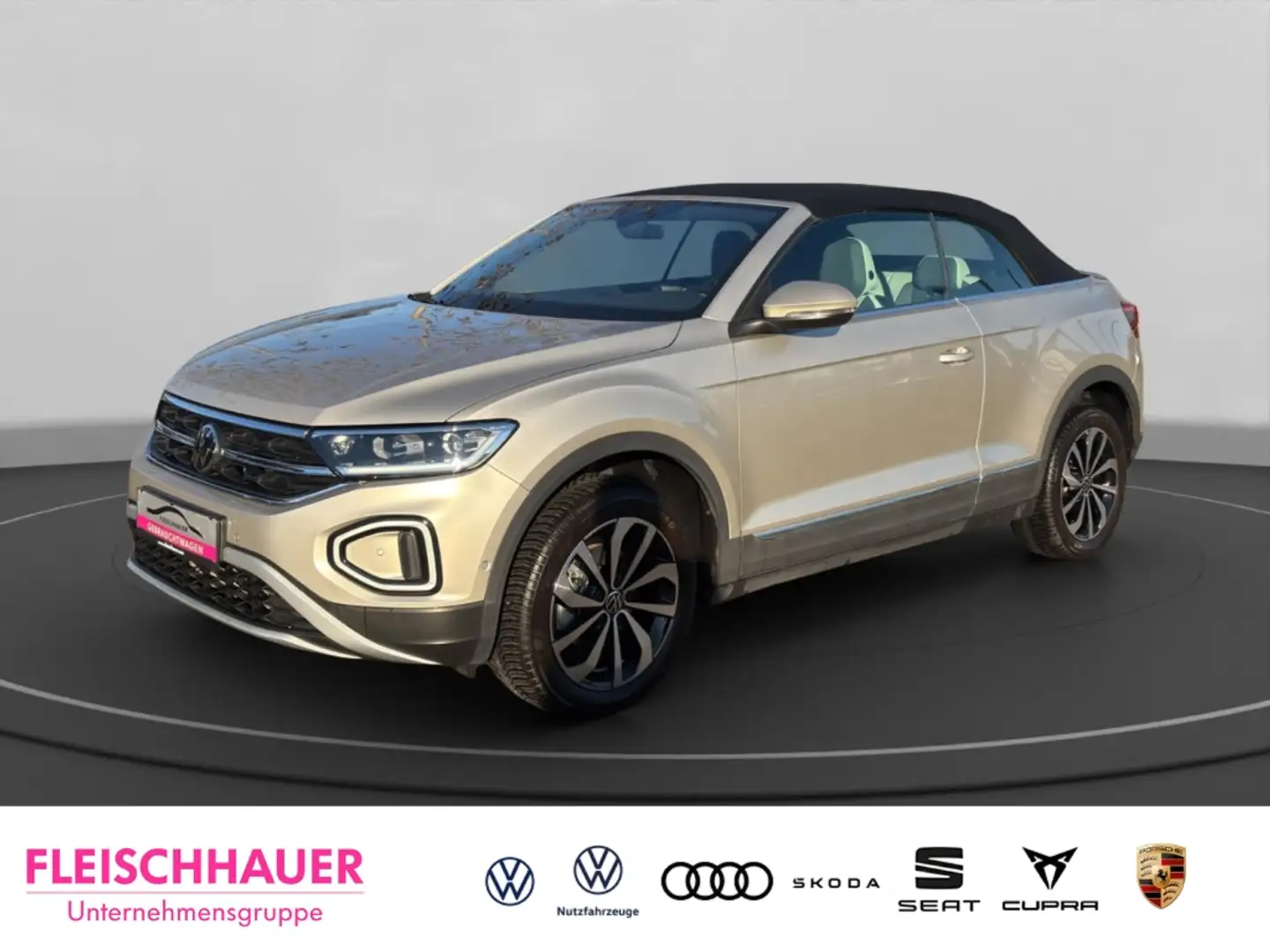 Volkswagen T-Roc Cabriolet 1.5 TSI Style Leder Standhz Kamera Silber - 1