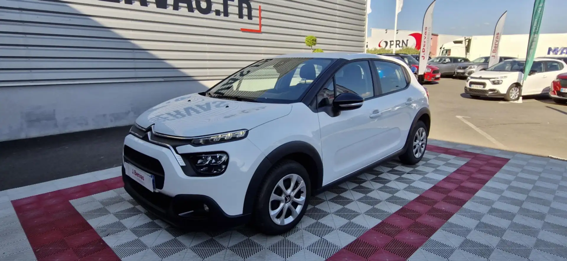Citroen C3 BUSINESS bluehdi 100 ss bvm feel Blanc - 2