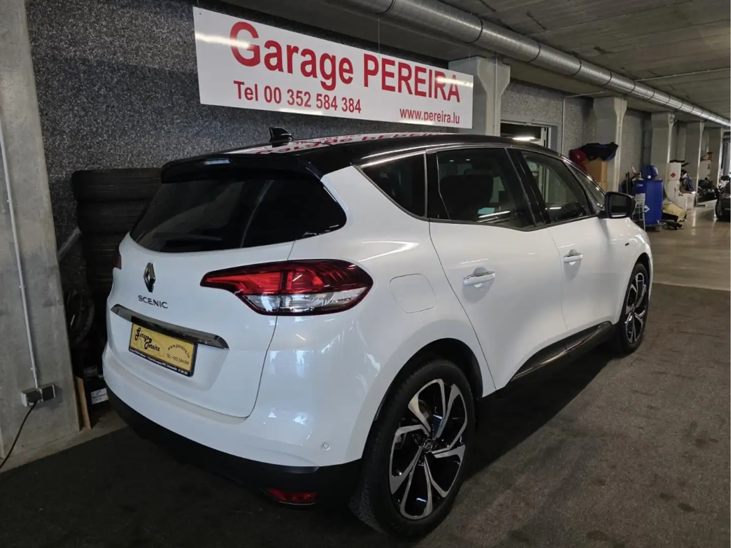 Renault Scenic 1.6 TCe 160 EDC BLACK EDITION BOSE HEAD UP CUIR NA Blanc - 2