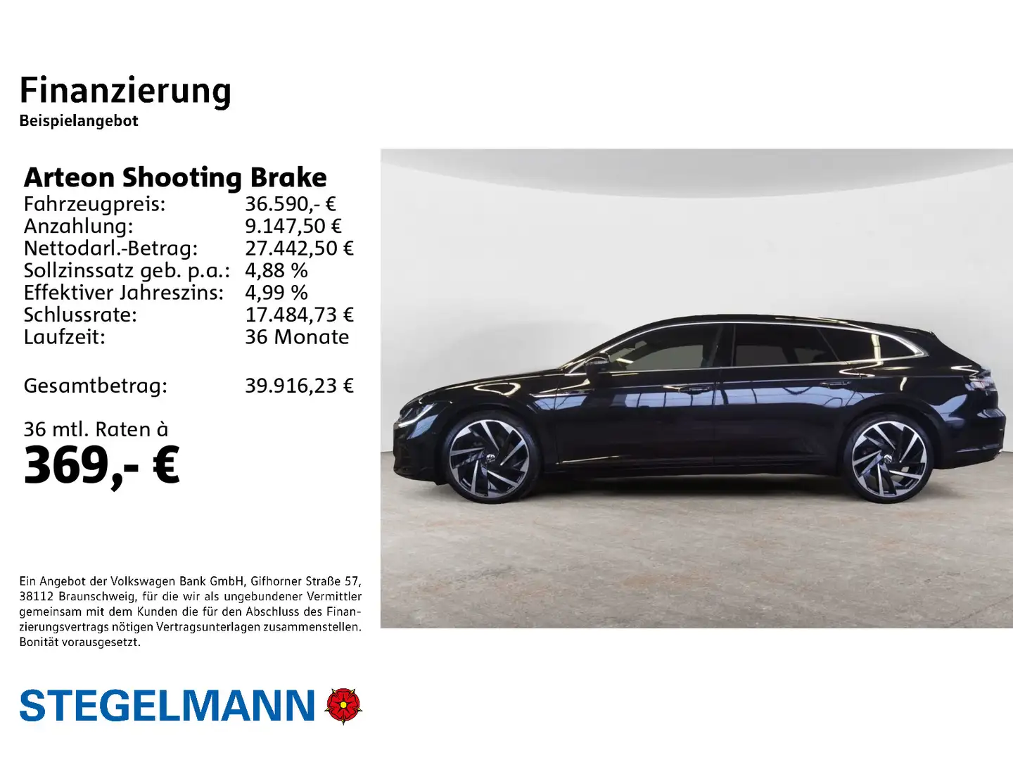 Volkswagen Arteon 2.0 TDI DSG 4M R-Line *AHK Schwarz - 2