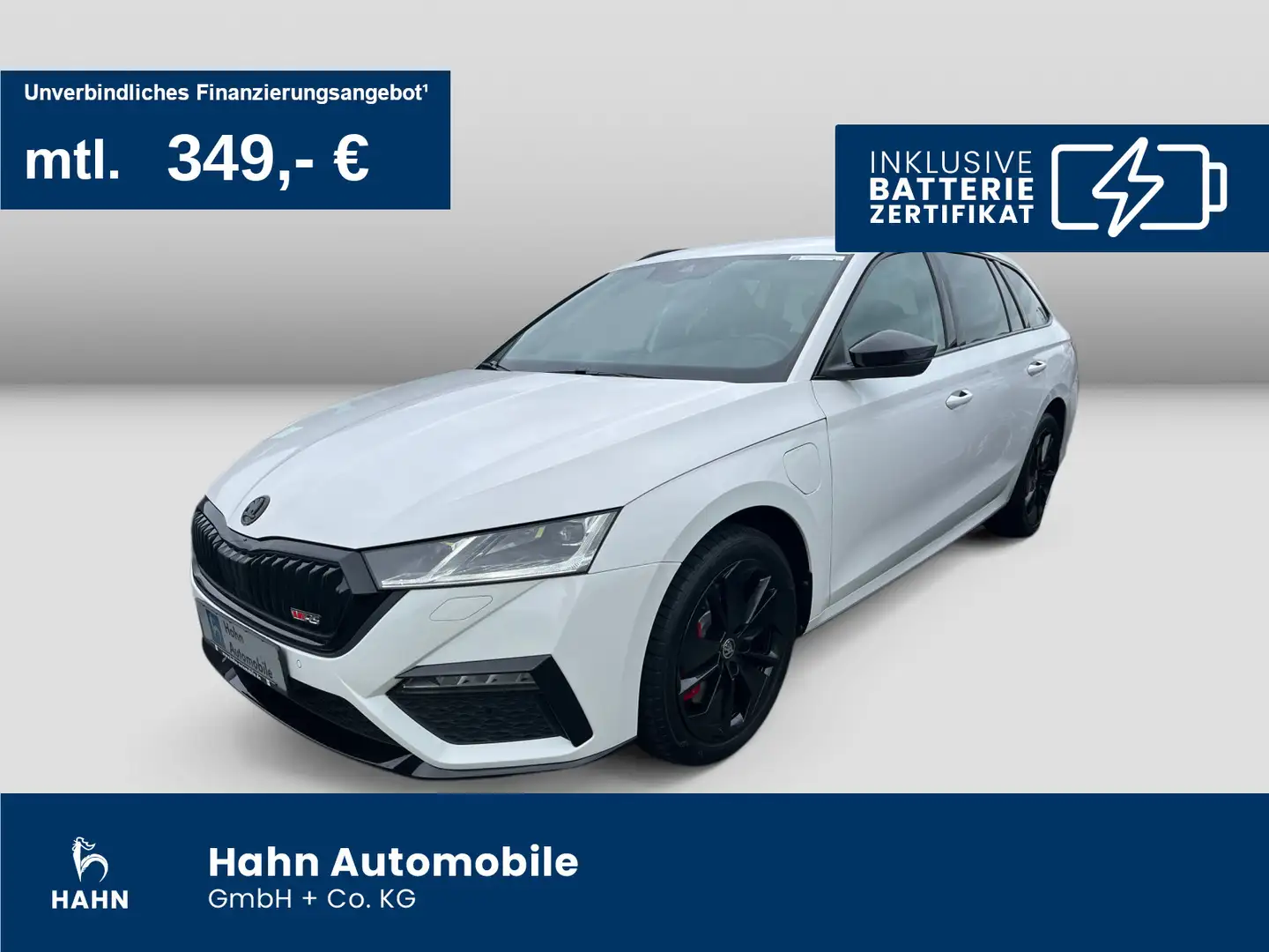 Skoda Octavia Combi 1.4TSI iV DSG RS Matrix AHK APP-Co Weiß - 1